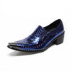 Neon Rockstar Pointed Toe Loafers #4181