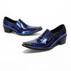 Neon Rockstar Pointed Toe Loafers #4181