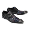 AOMISHOES_Black_Patterned_Shoes_#4109_Footwear_for_Daily_Use_AOMISHOES