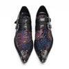 AOMISHOES_Colorful_Print_Buckle_Shoes_#4115_Fashion_Footwear_for_Daily_Wear_AOMISHOES