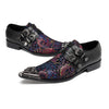 AOMISHOES_Colorful_Print_Buckle_Shoes_#4115_Fashion_Footwear_for_Daily_Wear_AOMISHOES