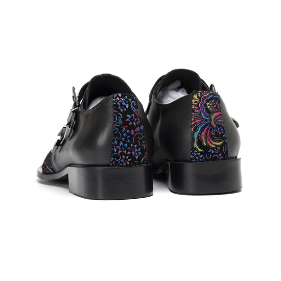 AOMISHOES_Colorful_Print_Buckle_Shoes_#4115_Fashion_Footwear_for_Daily_Wear_AOMISHOES