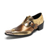 AOMISHOES_Gold_Snake_Buckle_Shoes_#4113_Fashion_Footwear_AOMISHOES