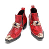 AOMISHOES_Red_Metal_Ornament_Shoes_#4106_Fashion_Footwear_AOMISHOES