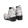 AOMISHOES_White_Print_Rivet_Shoes_#4103_Fashionable_Footwear_AOMISHOES