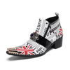 AOMISHOES_White_Print_Shoes_#4114_Everyday_Wear_AOMISHOES