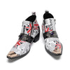 AOMISHOES_White_Print_Shoes_#4114_Everyday_Wear_AOMISHOES