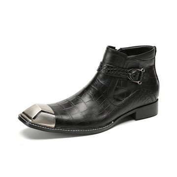 AOMISHOES™  Coccodrillo Ankle Boots 9125