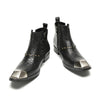 AOMISHOES™  Serpente Nero Ankle Boots 9121