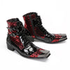 AOMISHOES™  Schwarzes Magma High Boots 9138