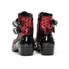 AOMISHOES™  Schwarzes Magma High Boots 9138