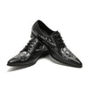 AOMISHOES™  Pittura Punk Metal Tip Shoes 9160