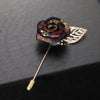 Vintage Rose Suit Brooch A1001