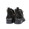 AOMISHOES™ Black Leopard Boots #8062