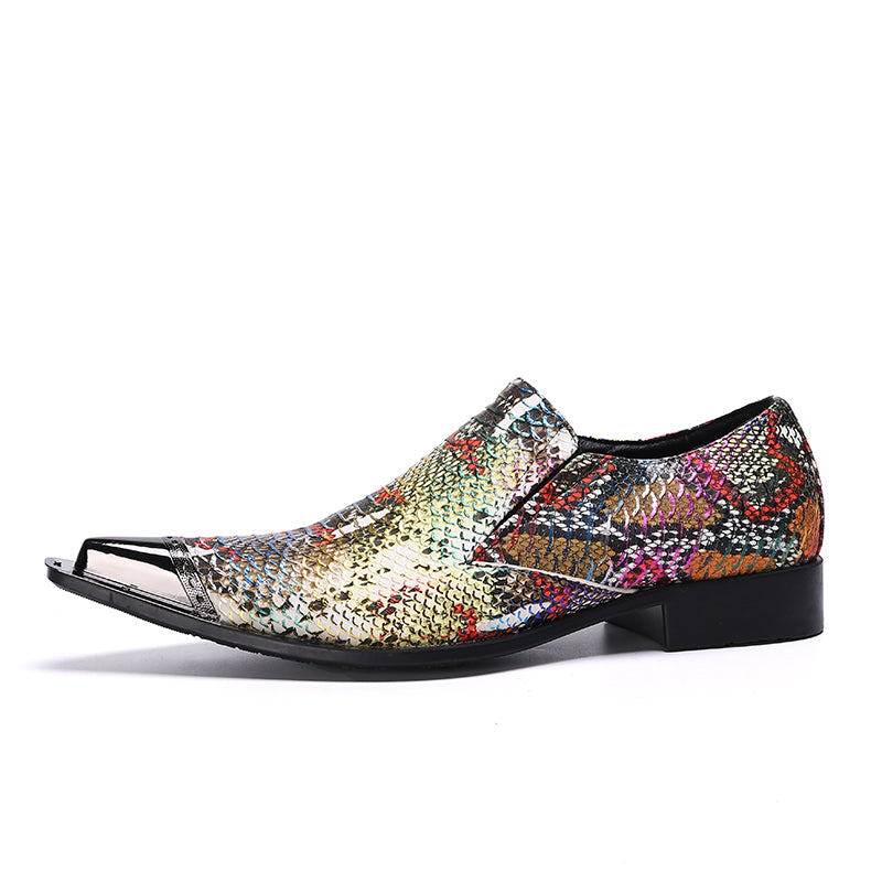AOMISHOES™ Italy Snake Dress Shoes #8204