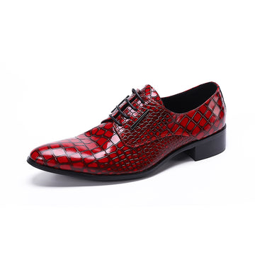 AOMISHOES™ Italy Snake Dress Shoes #8161