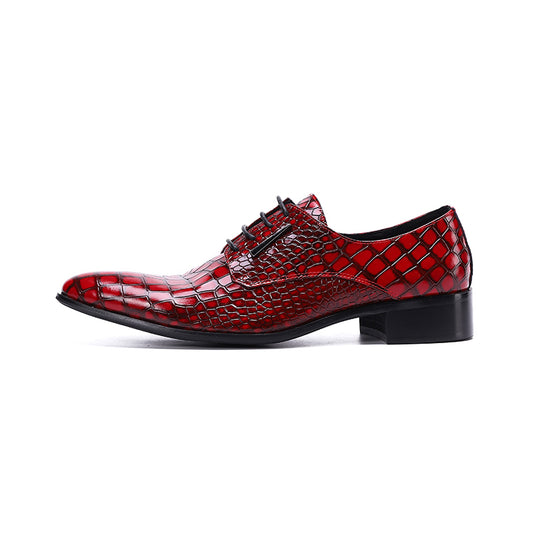 AOMISHOES™ Italy Snake Dress Shoes #8161