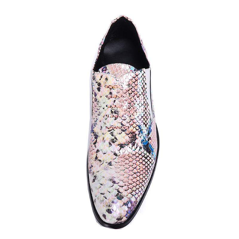 AOMISHOES™ Italy Snake Dress Shoes #8191