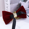 Ducapo Red Pomegranate Bow Tie T2009