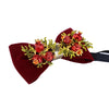 Ducapo Red Pomegranate Bow Tie T2009