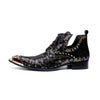 AOMISHOES™ Black Leopard Boots #8062