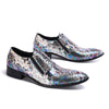 AOMISHOES™ Italy Snake Dress Shoes #8192