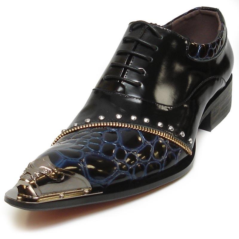 Black crocodile dress shoes online