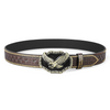 Western Cowboy Buckle Leather Belt B5015