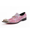 AOMISHOES™ Vincent pink Dress Shoes #8044