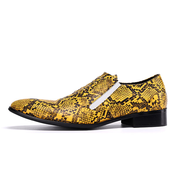 AOMISHOES™ Italy Snake Dress Shoes #8193