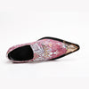 AOMISHOES™ Vincent pink Dress Shoes #8044