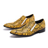 AOMISHOES™ Italy Snake Dress Shoes #8193