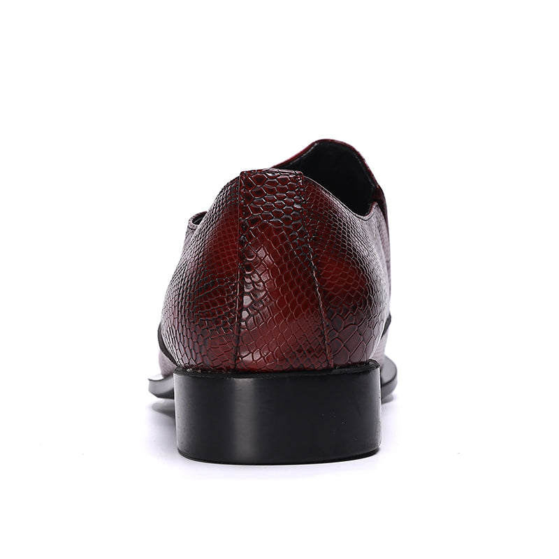 AOMISHOES™ Italy Snake Dress Shoes #8194