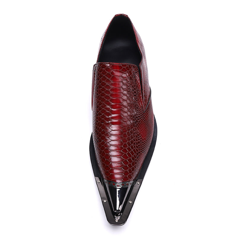 AOMISHOES™ Italy Snake Dress Shoes #8194