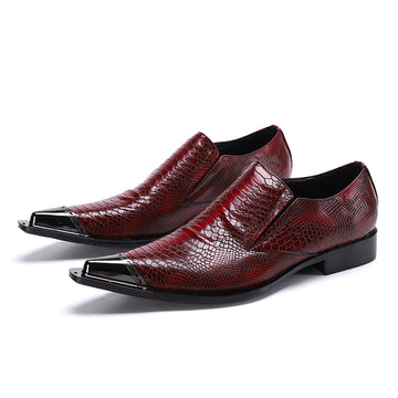 AOMISHOES™ Italy Snake Dress Shoes #8194