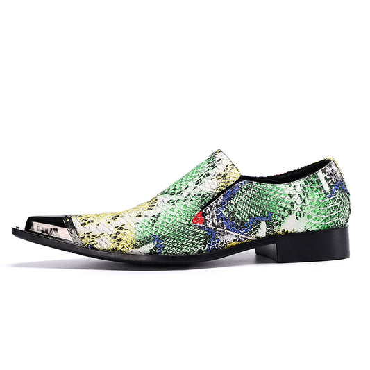 AOMISHOES™ Italy Snake Dress Shoes #8195