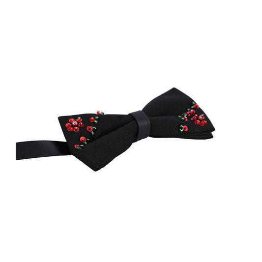 Embroidered Bow Tie T2006