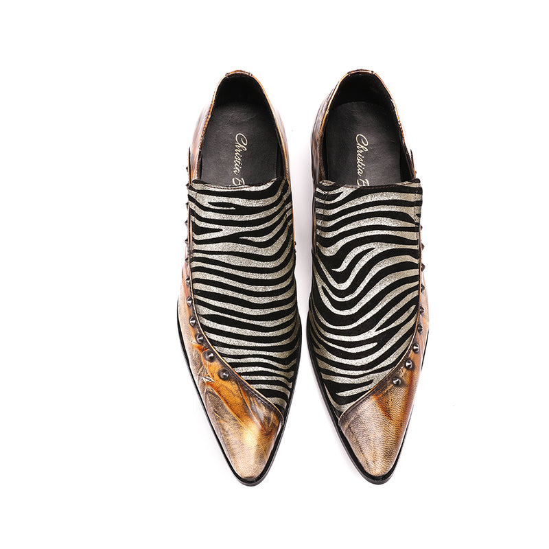 AOMISHOES™ Zebra Dress Shoes #8038