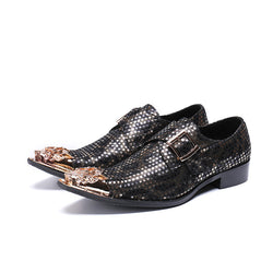 AOMISHOES™ Italy Snake Dress Shoes #8211