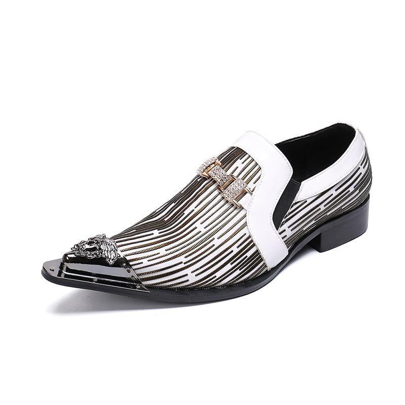 AOMISHOES™ Italy Metal Tip Dress Shoes #8144