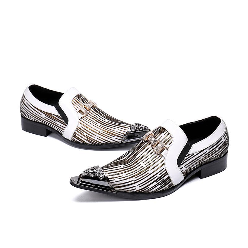 AOMISHOES™ Italy Metal Tip Dress Shoes #8144