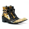 AOMISHOES™ Italy Party Oronero High Boots 9836