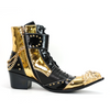 AOMISHOES™ Italy Party Oronero High Boots 9836