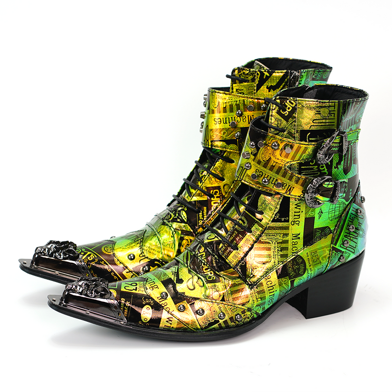 AOMISHOES™ Italy Party Moderno High Boots 9837