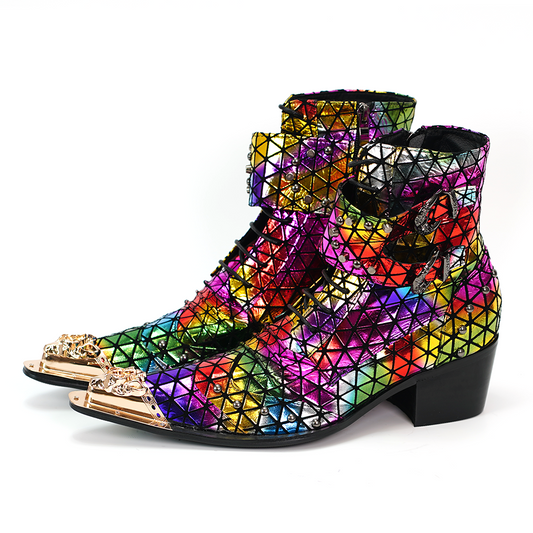 AOMISHOES™ Italy Party Discoteca High Boots 9838