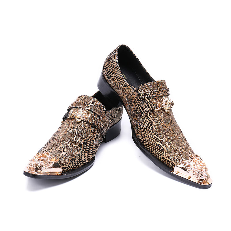 AOMISHOES™ Evil ITALIAN SNAKE Dress Shoes #8048