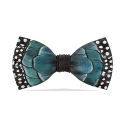 AOMISHOES™ GREEN POND FEATHER BOW TIES T1022