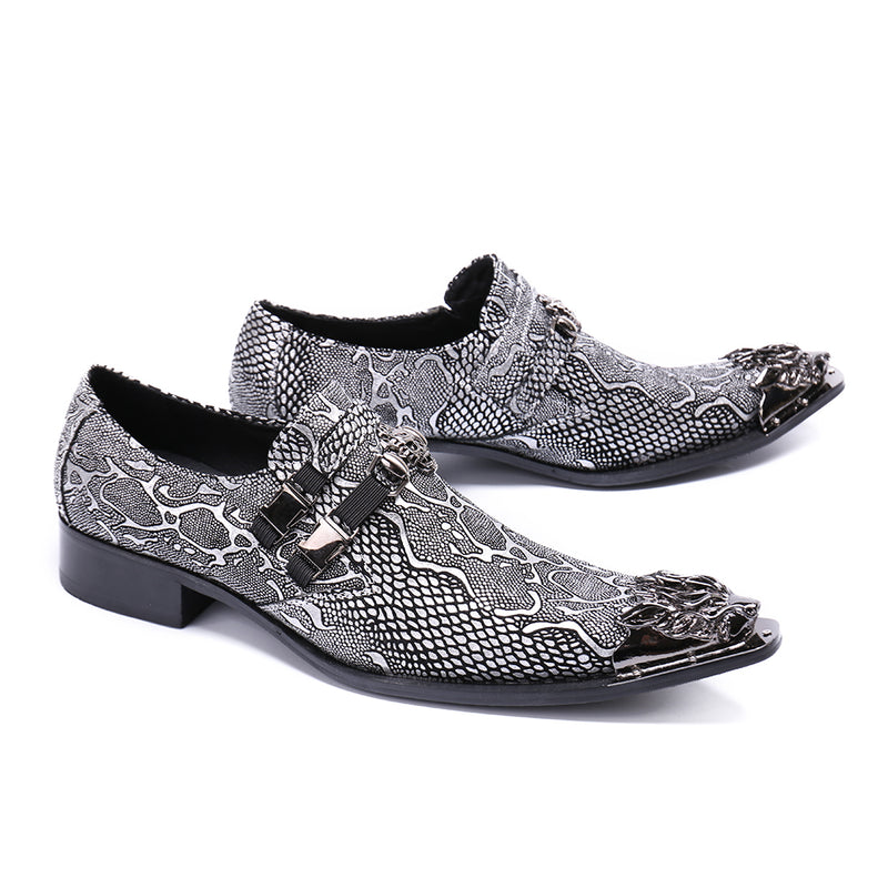 AOMISHOES™ Evil ITALIAN SNAKE Dress Shoes #8048