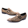 AOMISHOES™ Evil ITALIAN SNAKE Dress Shoes #8048