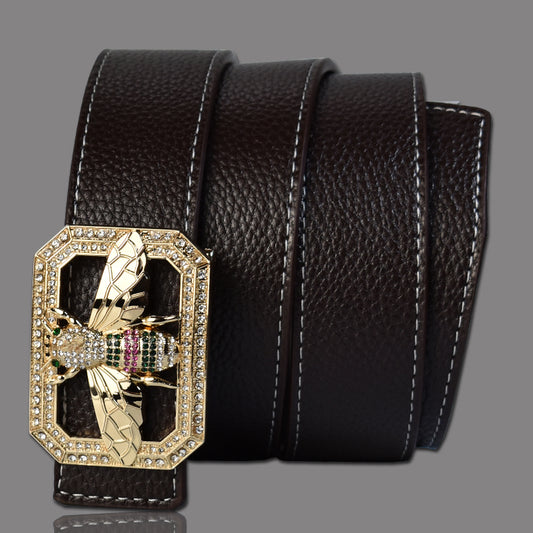 Diamond Luxury Leather Belt B2020